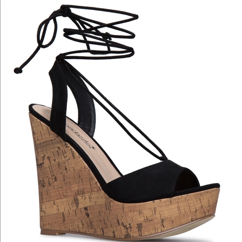 Strappy Wedges